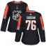 Adidas Nashville Predators #76 P.K Subban Black 2018 All-Star Central Division Authentic Womens Stitched NHL Jersey
