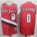 Mitchell And Ness A Bathing Ape Blazers #0 Damian Lillard Red Stitched NBA Jersey