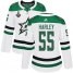 Adidas Dallas Stars #55 Thomas Harley White Road Authentic Womens 2020 Stanley Cup Final Stitched NHL Jersey