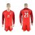 USA #21 Chandler Away Long Sleeves Soccer Country Jersey
