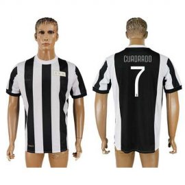 Juventus #7 Cuadrado 120th Anniversary Soccer Club Jersey