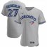 Toronto Blue Jays #27 Vladimir Guerrero Jr. Mens Nike Gray Road 2020 Authentic Player MLB Jersey