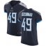 Nike Tennessee Titans #49 Nick Dzubnar Navy Blue Team Color Mens Stitched NFL Vapor Untouchable Elite Jersey