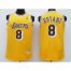 Los Angeles Lakers 8 Bryant Yellow Swingman Jerseys Cheap