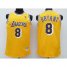 Los Angeles Lakers 8 Bryant Yellow Swingman Jerseys Cheap