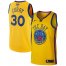 Nike Golden State Warriors #30 Stephen Curry Gold Youth 2022 NBA Finals Swingman City Edition Jersey Youth