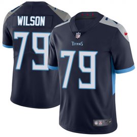 Nike Tennessee Titans #79 Isaiah Wilson Navy Blue Team Color Mens Stitched NFL Vapor Untouchable Limited Jersey