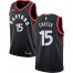 Nike Raptors #15 Vince Carter Black NBA Swingman Statement Edition Jersey
