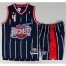 Houston Rockets 4 Charles Barkley Blue Hardwood Classics Revolution 30 NBA Jerseys Shorts Suits Cheap