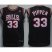 Chicago Bulls 33 Pippen Black(White Number)NBA Jerseys Cheap
