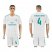 Real Madrid #4 Sergio Ramos White Home Soccer Club Jersey