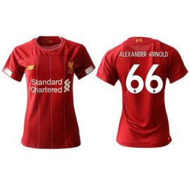 Womens Liverpool #66 Alexander-Arnold Red Home Soccer Club Jersey