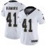 Nike New Orleans Saints #41 Alvin Kamara White Womens Stitched NFL Vapor Untouchable Limited Jersey