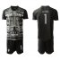 France #1 LLORIS Black Goalkeeper Soccer Country Jersey