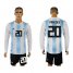 Argentina #20 Paredes Home Long Sleeves Soccer Country Jersey