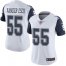Nike Dallas Cowboys #55 Leighton Vander Esch White Womens Stitched NFL Limited Rush Jersey