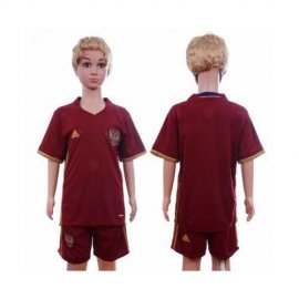Russia Blank Home Kid Soccer Country Jersey