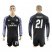 Real Madrid #21 Morata Sec Away Long Sleeves Soccer Club Jersey