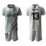 Atletico Madrid #13 Oblak Grey Goalkeeper Soccer Club Jersey