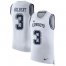 Nike Dallas Cowboys #3 Garrett Gilbert White Mens Stitched NFL Limited Rush Tank Top Jersey
