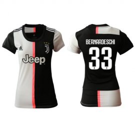 Womens Juventus #33 Bernardeschi Home Soccer Club Jersey