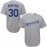 Kansas City Royals #30 Yordano Ventura Grey Cool Base Stitched Youth MLB Jersey