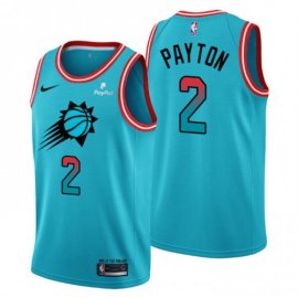 Nike Phoenix Suns #2 Elfrid Payton Mens 2022-23 City Edition NBA Jersey – Cherry Blossom Blue Mens