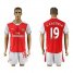 Arsenal #19 S.Cazorla Home Soccer Club Jersey