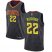 Hawks #22 Cam Reddish Black Basketball Swingman Icon Edition Jersey