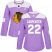 Adidas Chicago Blackhawks #22 Ryan Carpenter Purple Authentic Fights Cancer Womens Stitched NHL Jersey