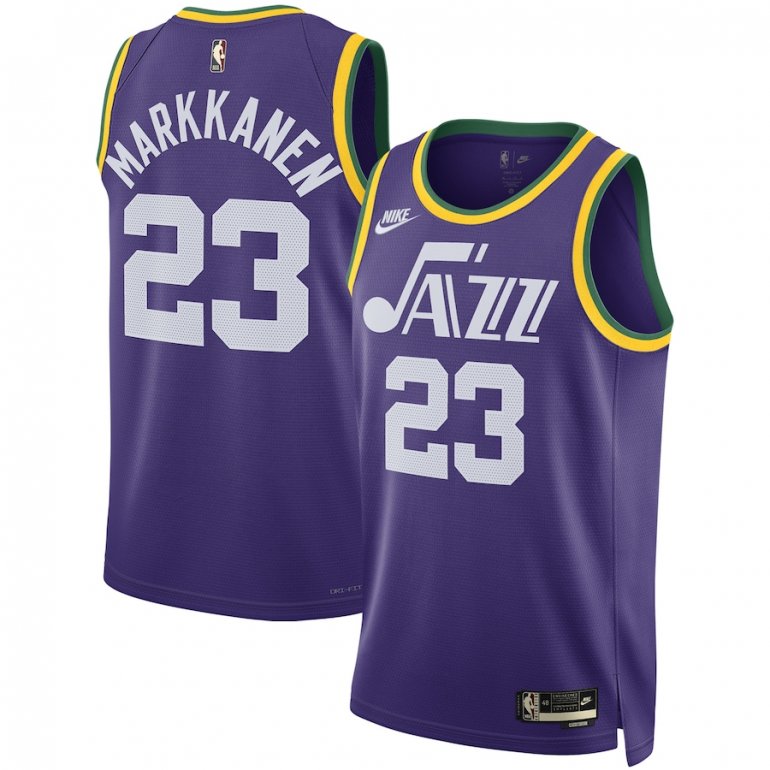 Lauri Markkanen Utah Jazz Nike Unisex 2023/24 Swingman Replica Jersey – Classic Edition – Purple Lauri Markkanen Utah Jazz Nike Unisex 2023/24 Swingman Replica Jersey – Classic Edition – Purple