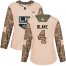 Adidas Los Angeles Kings #4 Rob Blake Camo Authentic 2017 Veterans Day Womens Stitched NHL Jersey