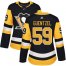 Adidas Pittsburgh Penguins #59 Jake Guentzel Black Home Authentic Womens Stitched NHL Jersey