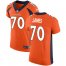 Nike Denver Broncos #70 JaWuan James Orange Team Color Mens Stitched NFL Vapor Untouchable Elite Jersey
