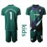 Chelsea #1 Arrizabalaga Black Goalkeeper Kid Soccer Club Jersey