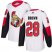Adidas Ottawa Senators #28 Connor Brown White Road Authentic Stitched NHL Jersey