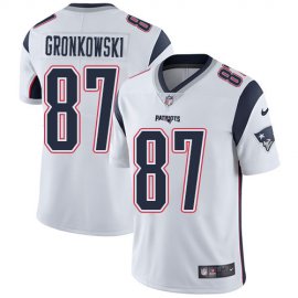 Nike New England Patriots #87 Rob Gronkowski White Youth Stitched NFL Vapor Untouchable Limited Jersey