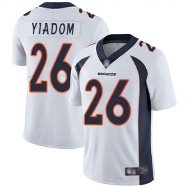 Nike Denver Broncos #26 Isaac Yiadom White Mens Stitched NFL Vapor Untouchable Limited Jersey