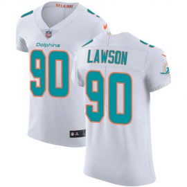 Nike Miami Dolphins #90 Shaq Lawson White Mens Stitched NFL New Elite Jersey