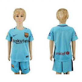 Barcelona Blank Away Kid Soccer Club Jersey