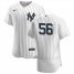 New York Yankees #56 Jonathan Holder Mens Nike White Navy Home 2020 Authentic Player MLB Jersey