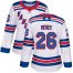 Adidas New York Rangers #26 Jimmy Vesey White Road Authentic Womens Stitched NHL Jersey