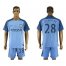 Manchester City #28 Denayer Home Soccer Club Jersey