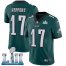 Nike Philadelphia Eagles #17 Alshon Jeffery Midnight Green Team Color Super Bowl LII Mens Stitched NFL Vapor Untouchable Limited Jersey