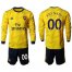 Arsenal Personalized Away Long Sleeves Soccer Club Jersey