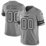 Las Vegas Raiders Custom Mens Nike Gray Gridiron II Vapor Untouchable Limited NFL Jersey