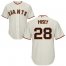 San Francisco Giants #28 Buster Posey Cream Stitched Youth MLB Jersey