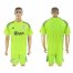 Ajax Blank Shiny Green Goalkeeper Soccer Club Jersey