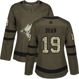 Adidas Arizona Coyotes #19 Shane Doan Green Salute to Service Womens Stitched NHL Jersey