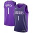 Nike Phoenix Suns #1 Devin Booker Purple NBA Swingman City Edition Jersey